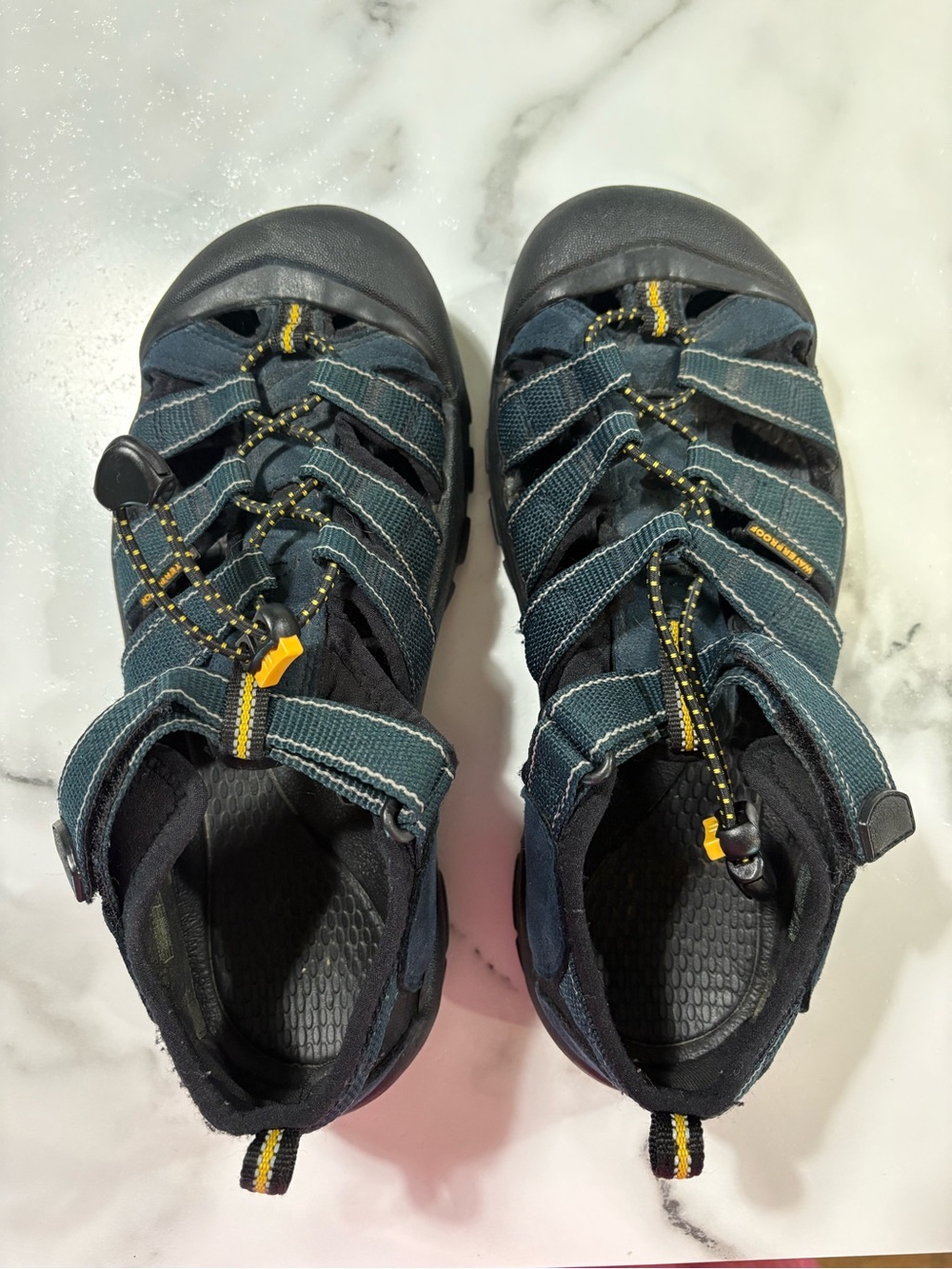 Keen Kids Dark Teal and Yellow Outdoor Sandals